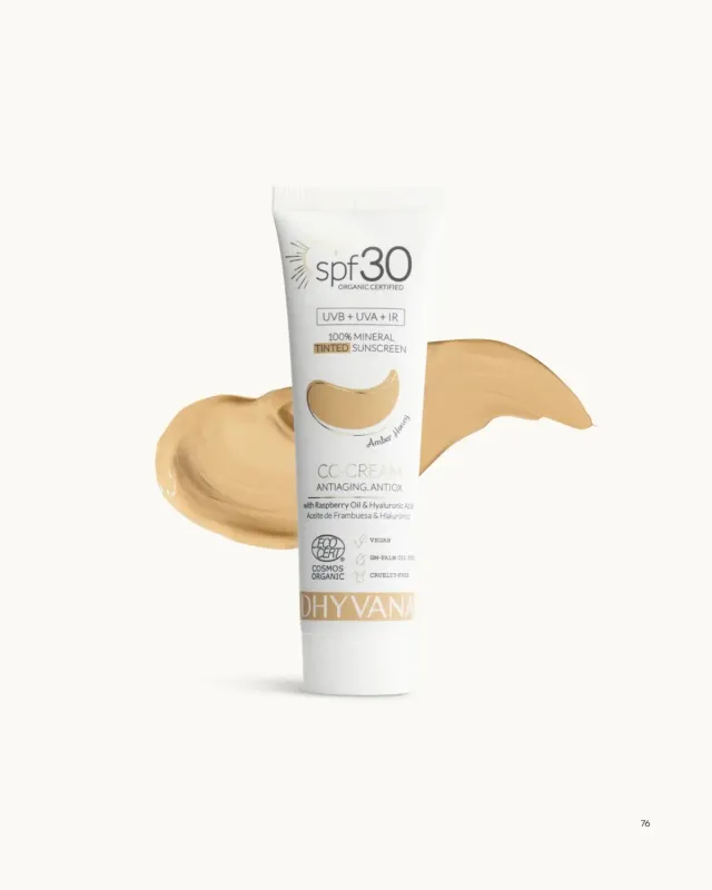 Dhyvana SPF30 CC Cream getönt für natürlichen Teint
