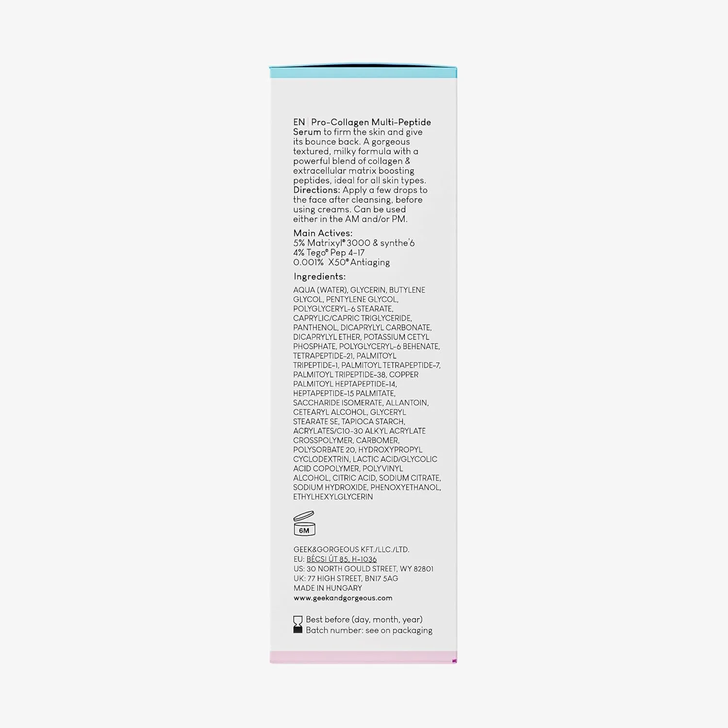 Geek & Gorgeous Power Peptides Serum 30 ml Kollagen-Boost