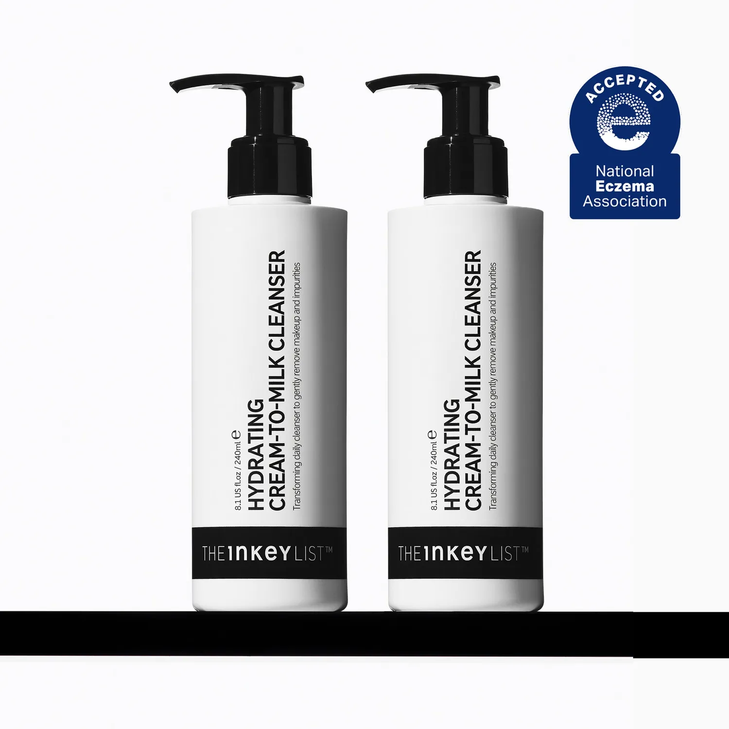 The INKEY List Milk Cleanser Duo Reinigungsmilch 2er trockene Haut