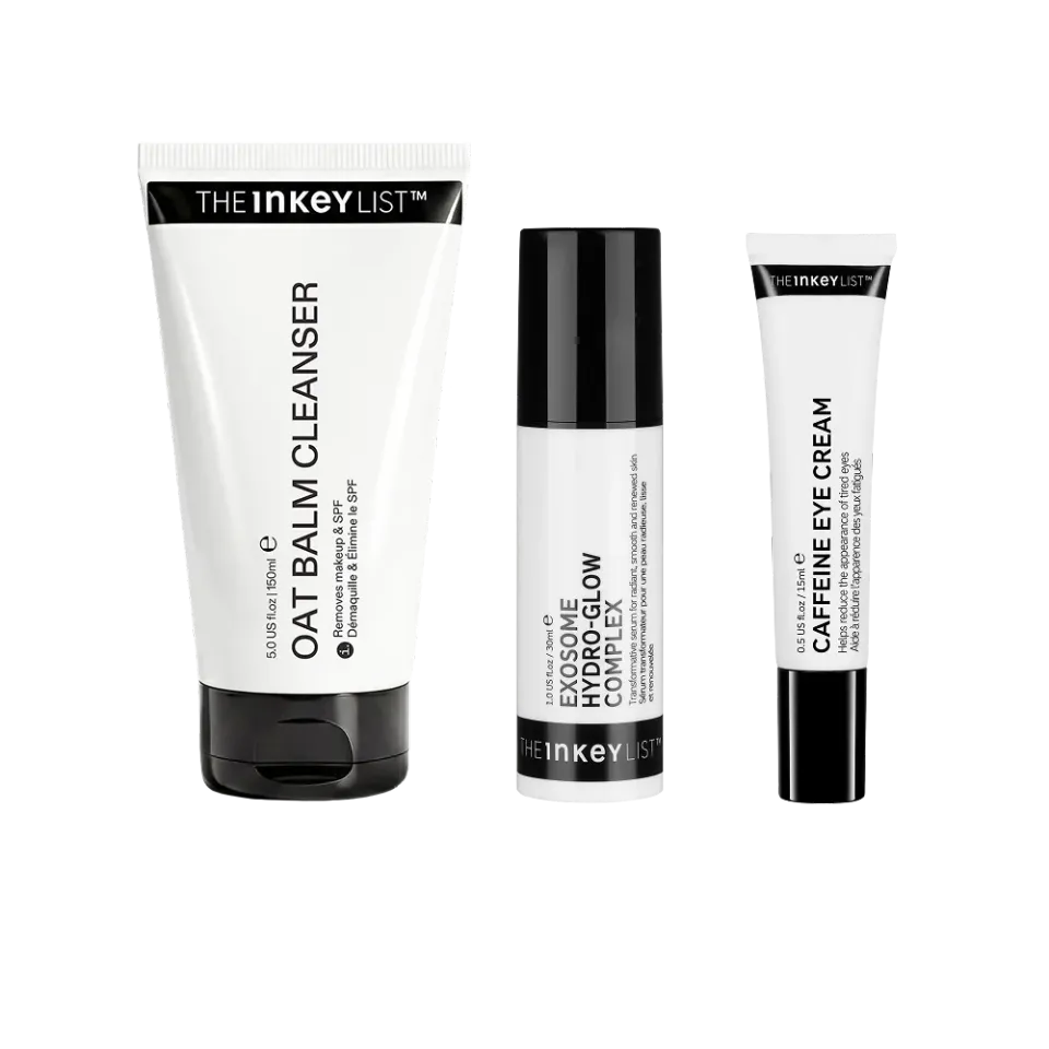 The INKEY List Make-up Prep Trio Pflegeset 3-teilig Hafer