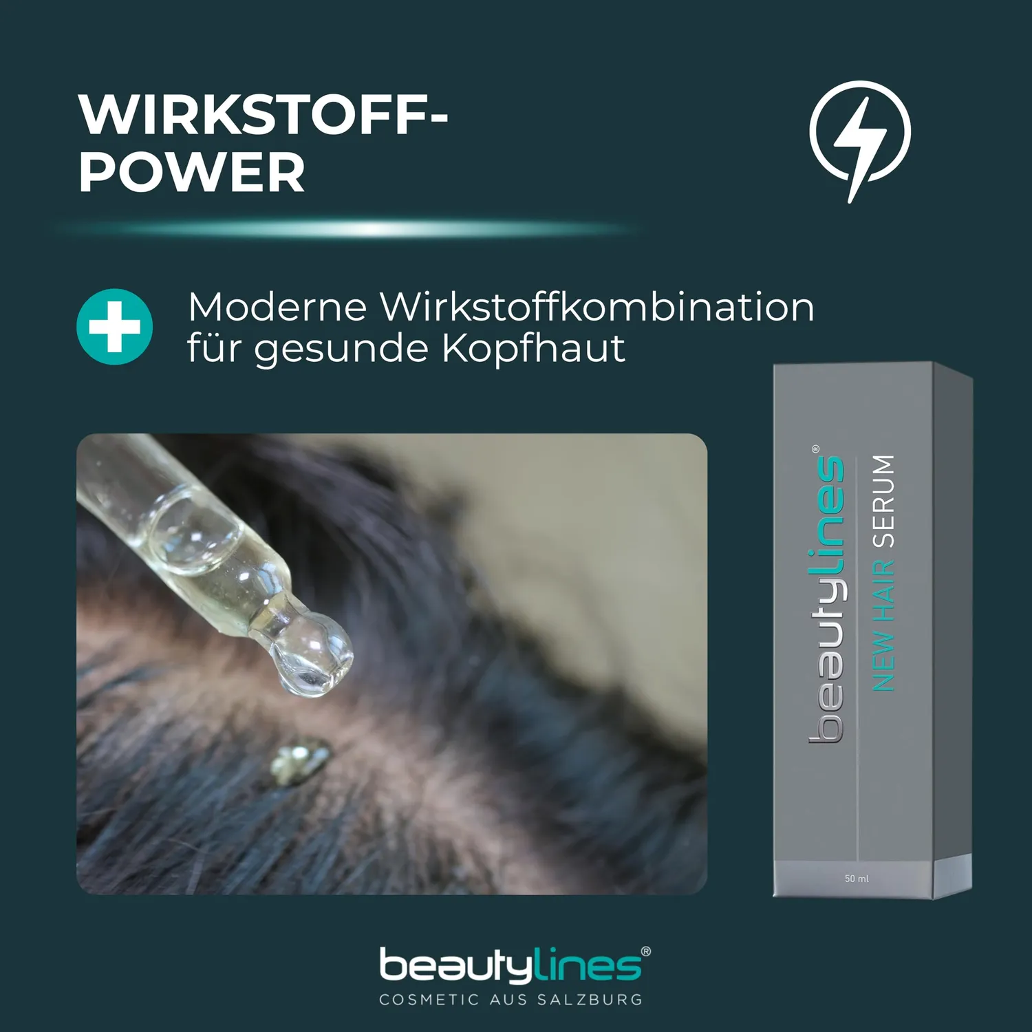 Beautylines New Hair Serum Haarserum 50 ml bei Haarausfall