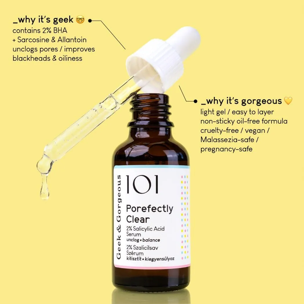Geek & Gorgeous Porefectly Clear BHA Serum 30 ml 2% für ölige Haut