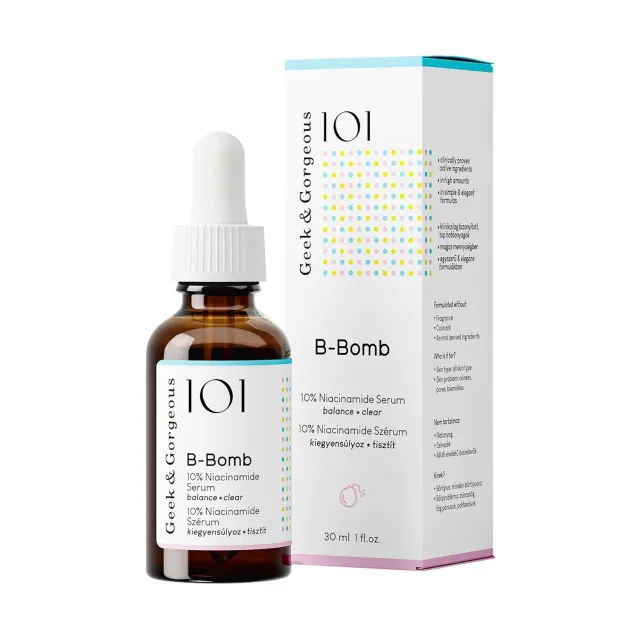 Geek & Gorgeous B-Bomb Niacinamid Serum 30 ml mit 10% Niacinamid