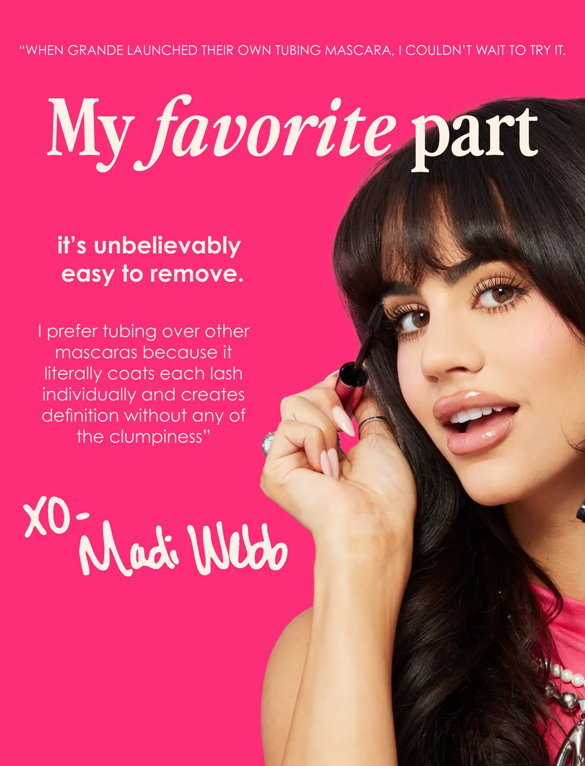 Grande Cosmetics Madi Webb Bundle Wimpernset Serum Mascara