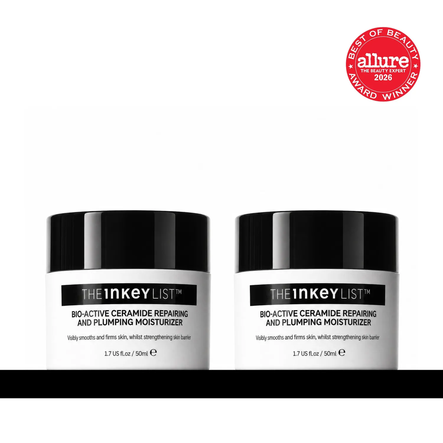 The INKEY List Bio-Active Ceramide Moisturizer Duo Creme 2er-Set