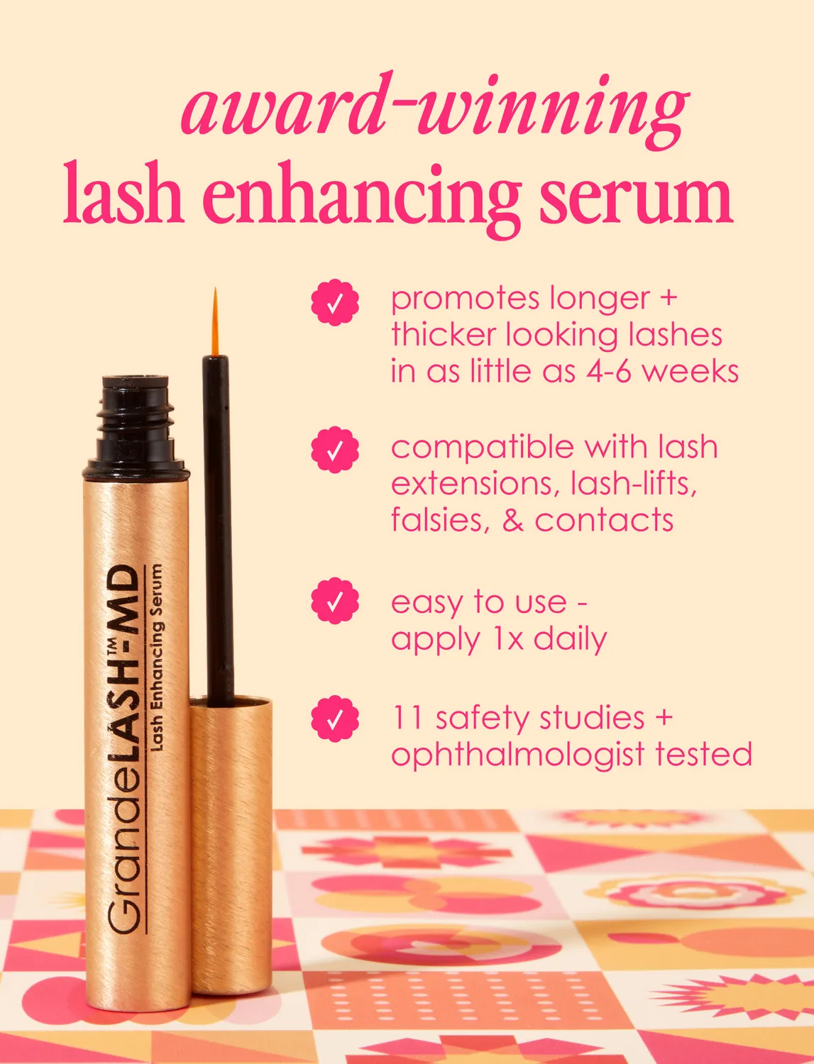 Grande Cosmetics Kalee Rogers Wimpern Set 3-teilig