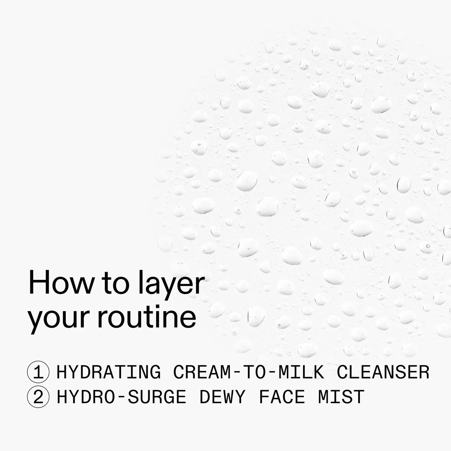 The INKEY List Hydrating Cleanser Face Mist Duo Set 2-teilig