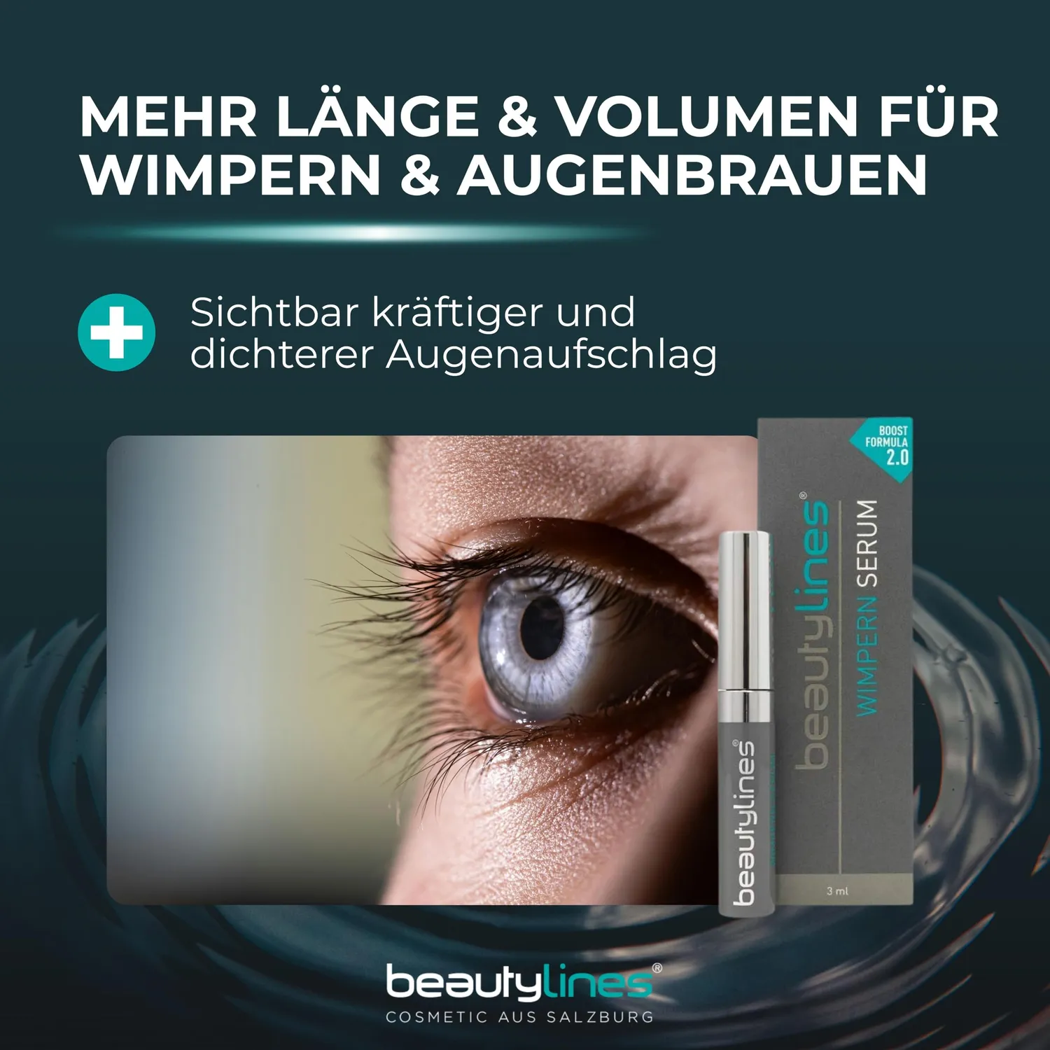 Beautylines Wimpern Serum Boost 2.0 Wimpernserum 3 ml Aloe
