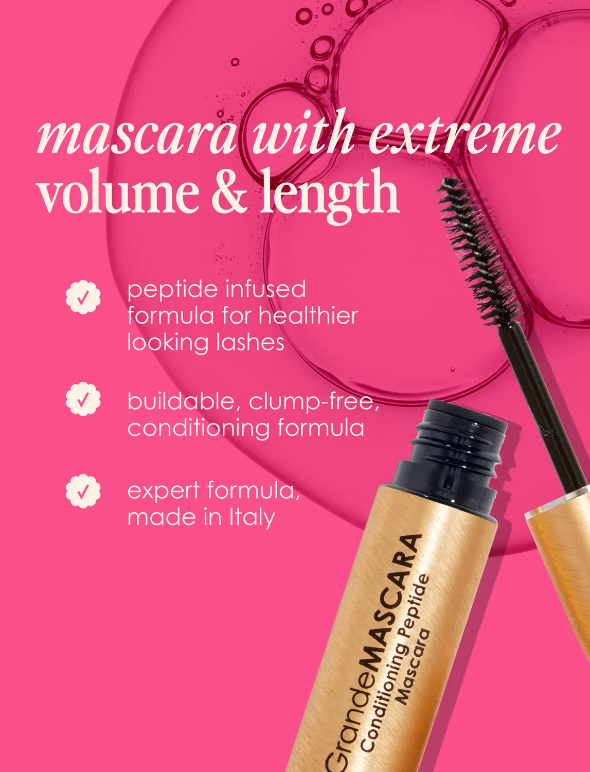 GRANDE Cosmetics 2-Step Lash System Wimpernset Serum Mascara