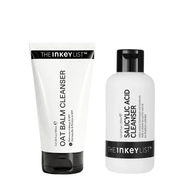 The INKEY List Acne Double Cleanse Duo Reinigungsset Salicyl