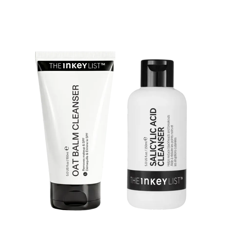 The INKEY List Acne Double Cleanse Duo Reinigungsset Salicyl