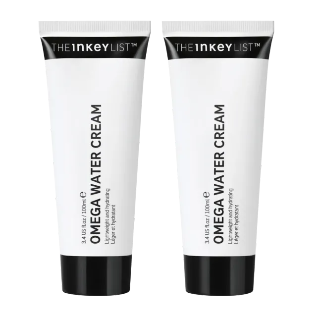 The INKEY List Supersize Omega Water Cream Duo Creme 2er-Set ölfrei