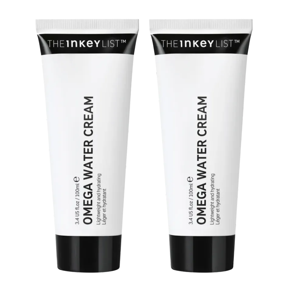 The INKEY List Supersize Omega Water Cream Duo Creme 2er-Set ölfrei