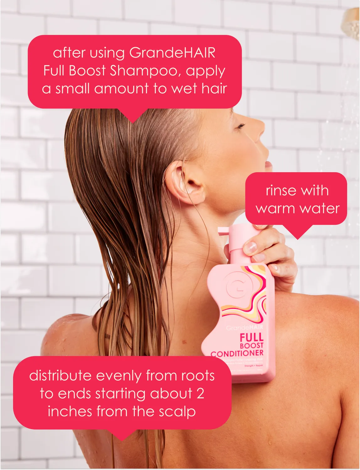 Grande Cosmetics GrandeHAIR Conditioner Travel Size für feines Haar