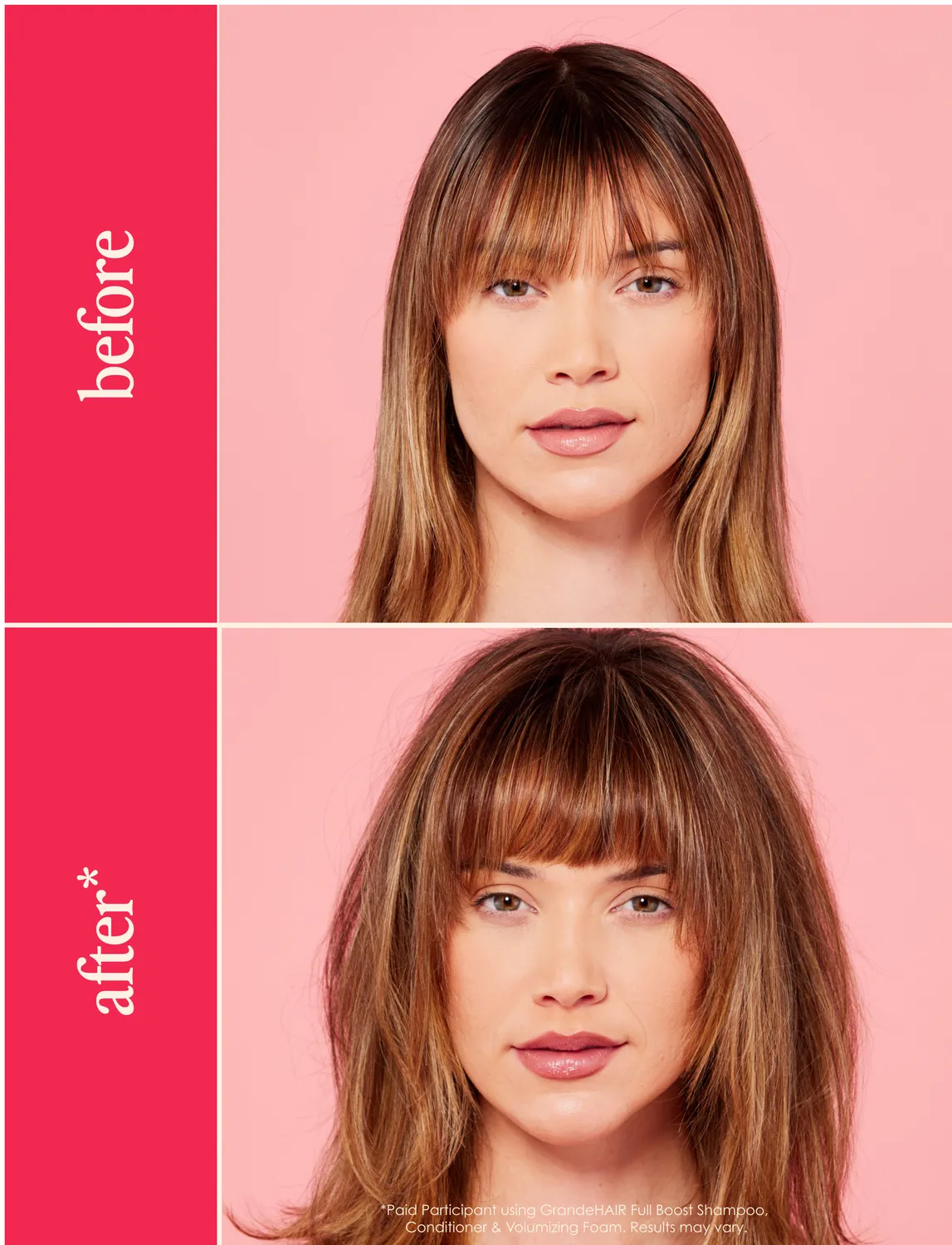GRANDE Cosmetics GrandeHAIR Stylingschaum Volumen Reisprotein