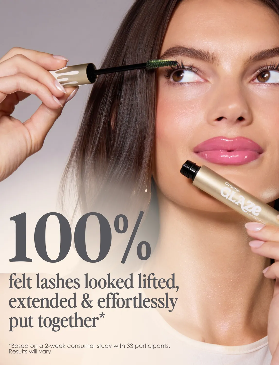 Grande Cosmetics GrandeGLAZE Wimperngel schwarz