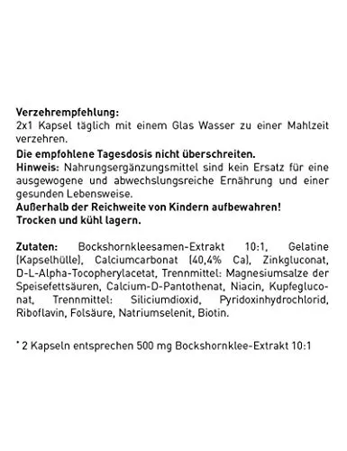 Beautylines Hair Activator Haarkapseln 120 Bockshornklee