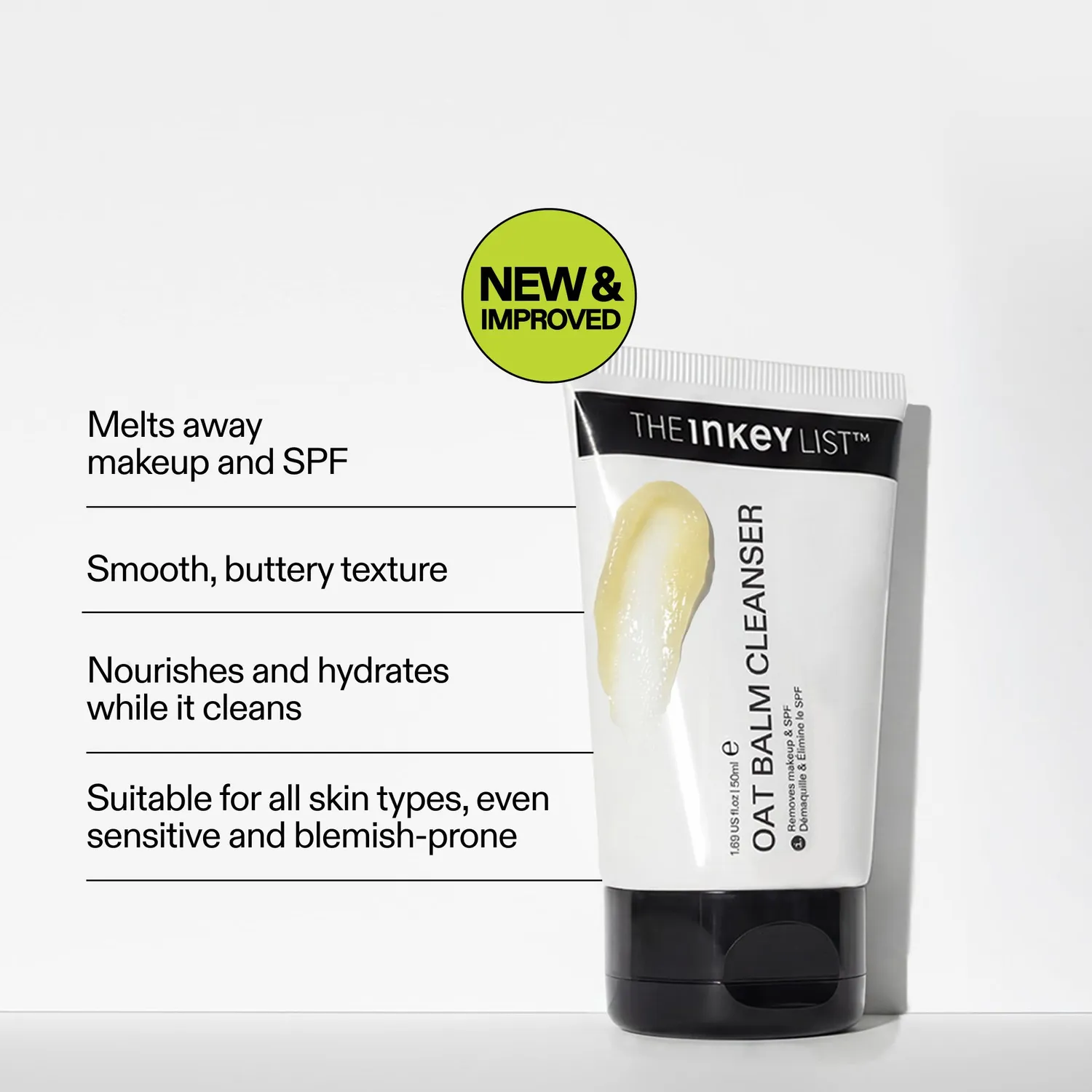 The INKEY List Oat Cleansing Balm 50 ml für empfindliche Haut
