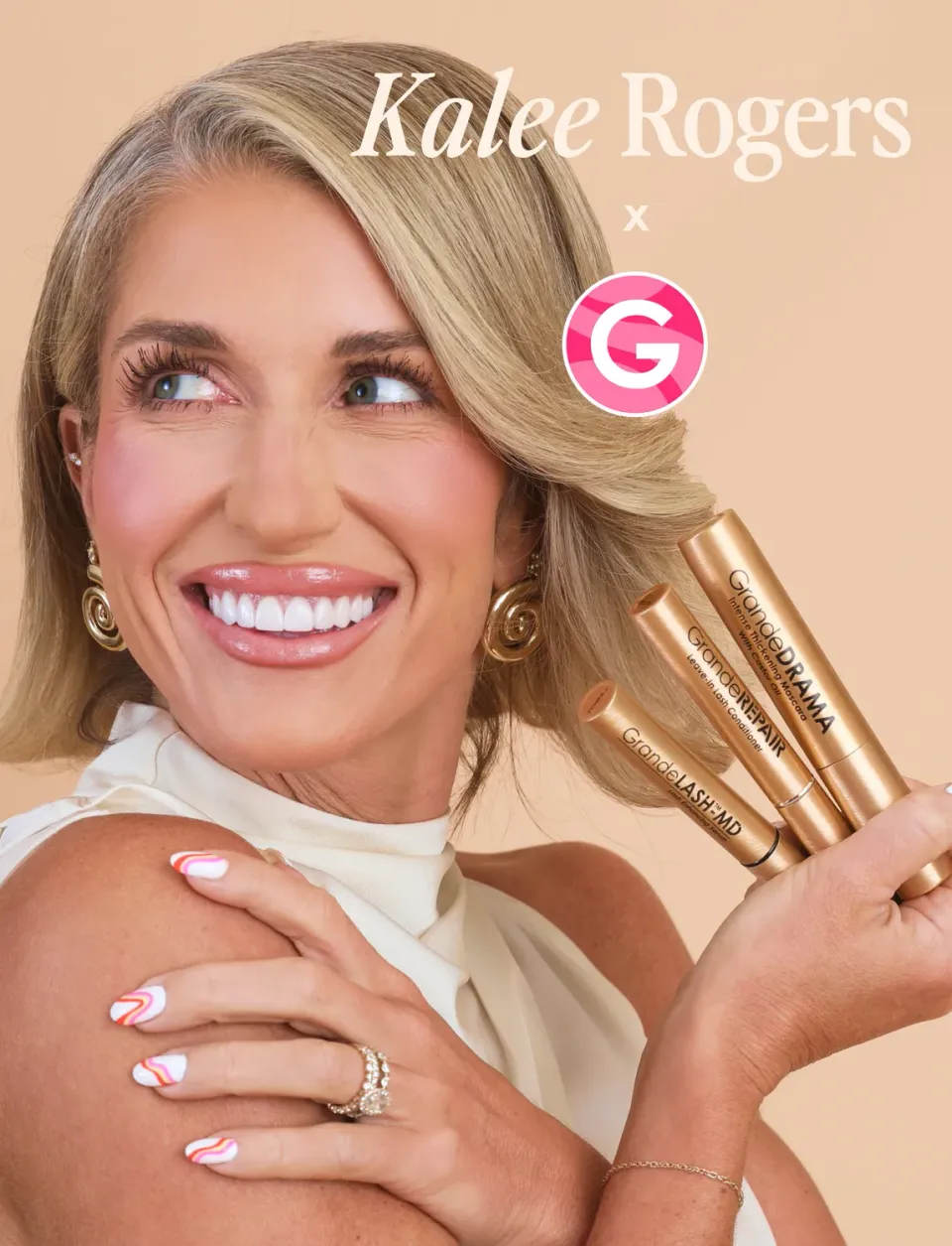 Grande Cosmetics Kalee Rogers Wimpern Set 3-teilig
