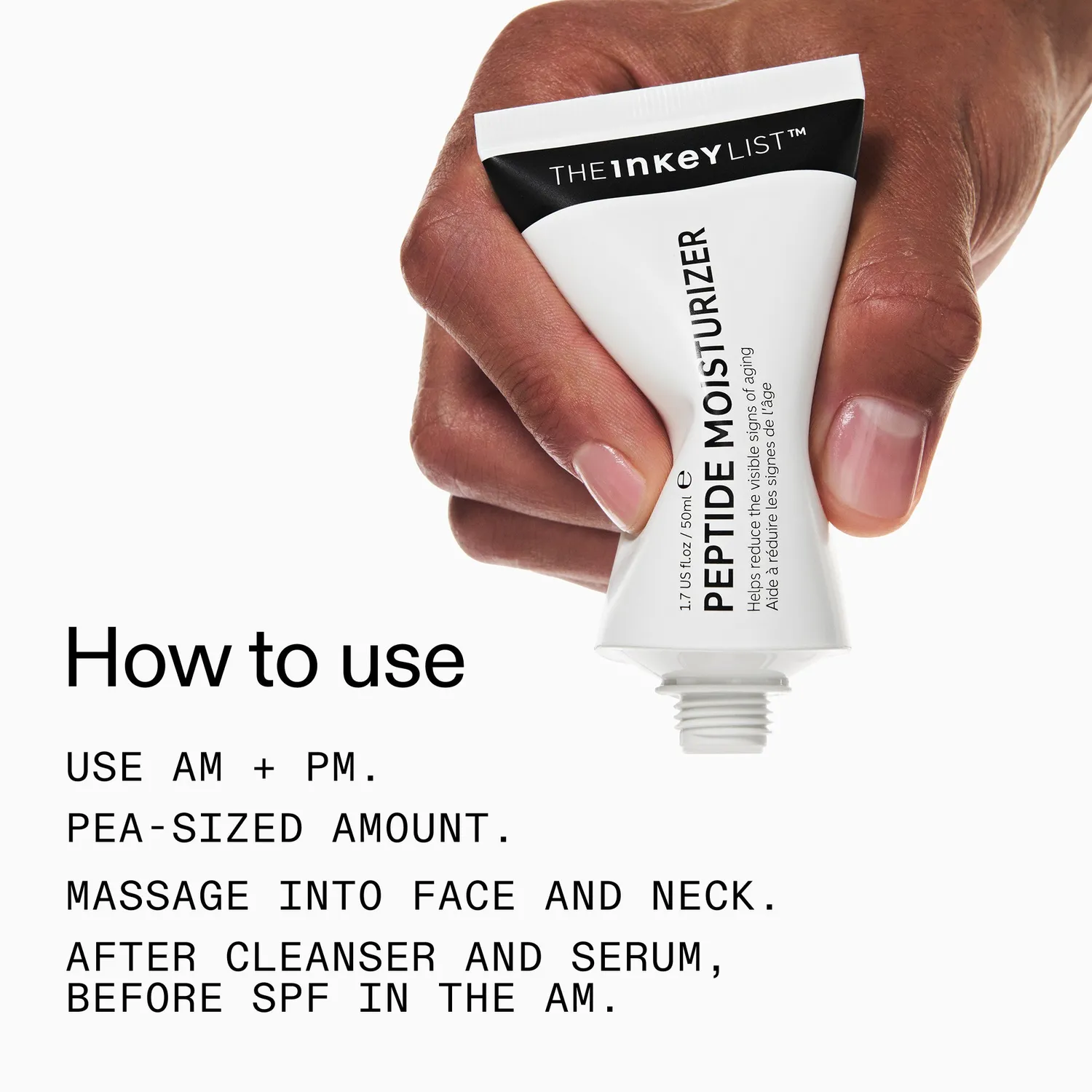 The INKEY List Peptide Feuchtigkeitscreme 50 ml trockene Haut