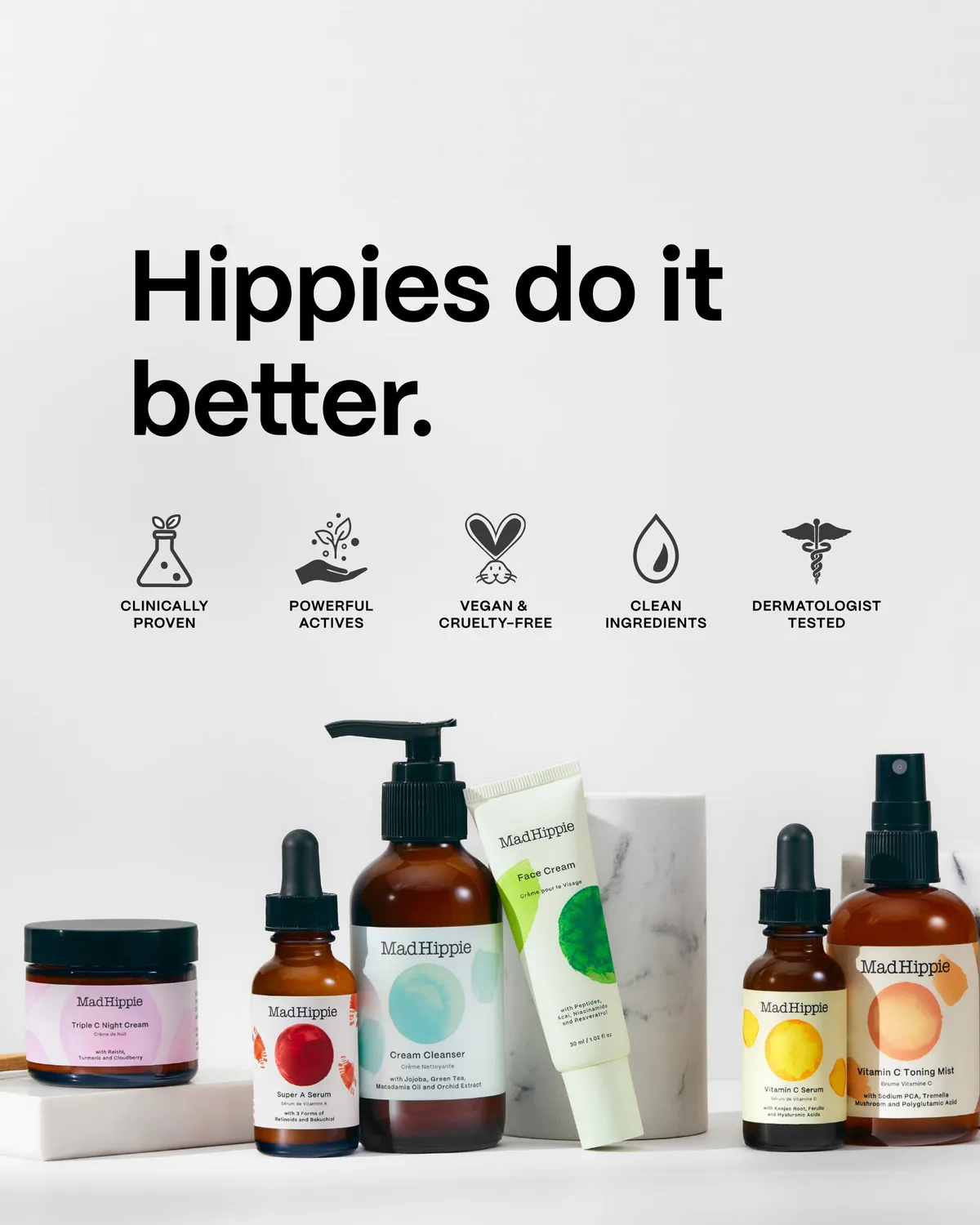 Mad Hippie Cream Cleanser Reinigungscreme für trockene Haut