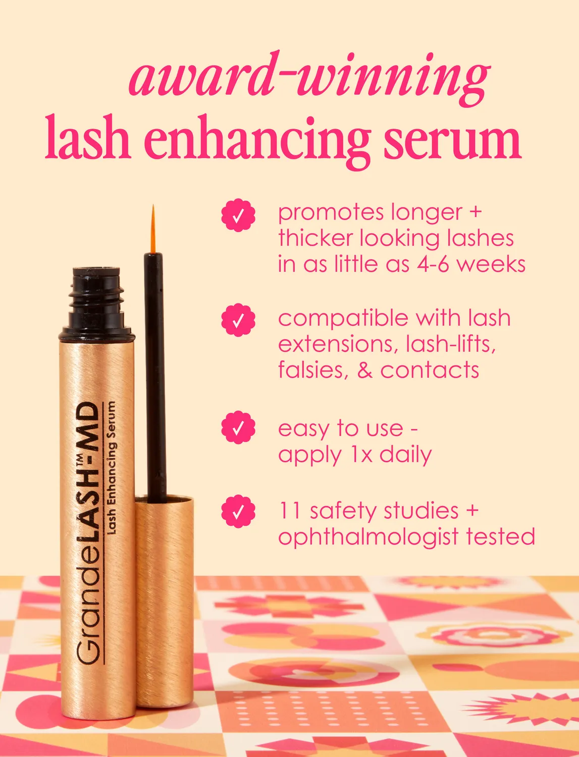GRANDE Cosmetics GrandeLASH-MD Wimpern Set 5-teilig Tasche