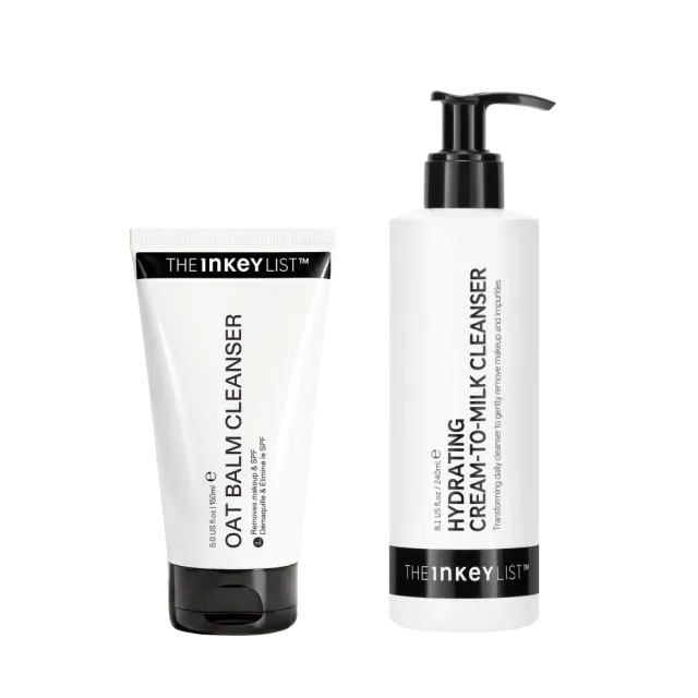 The INKEY List Hydrating Double Cleanse Duo Set Hafer trockene Haut
