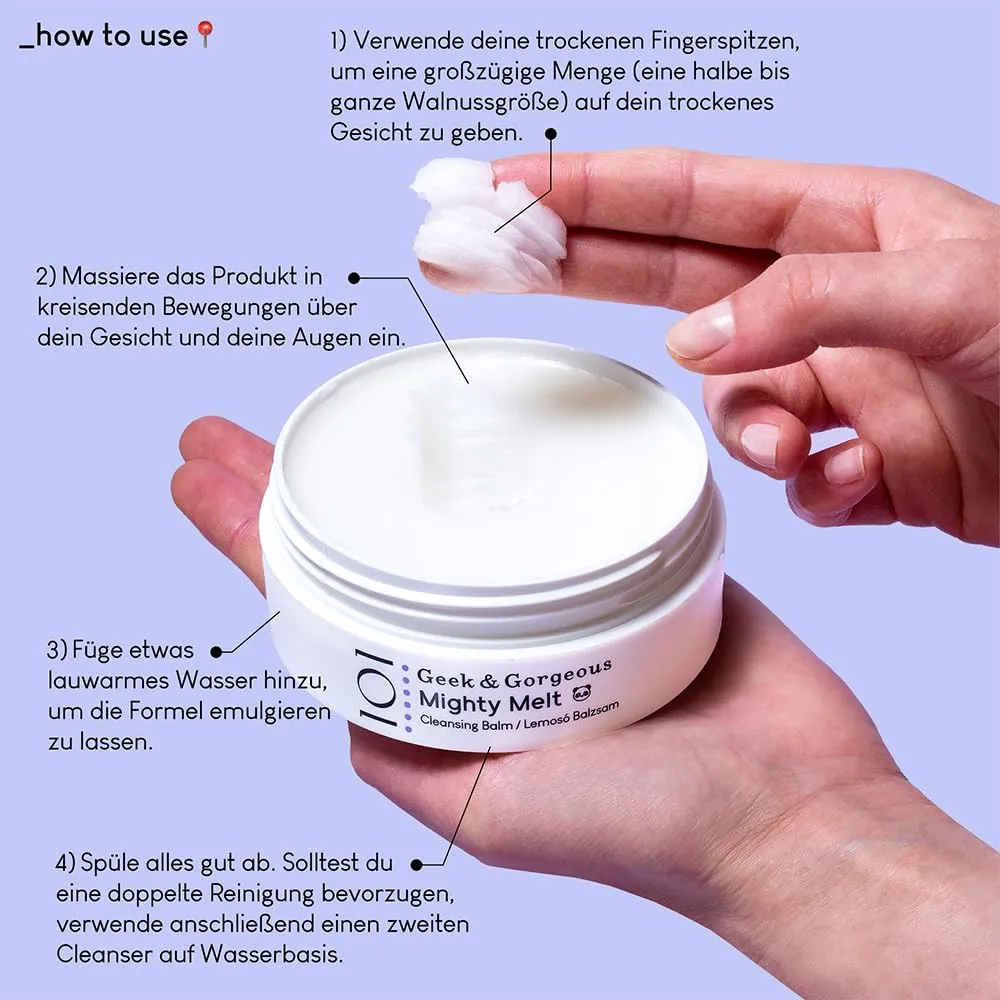 Geek & Gorgeous Mighty Melt Reinigungsbalsam 150 ml parfümfrei