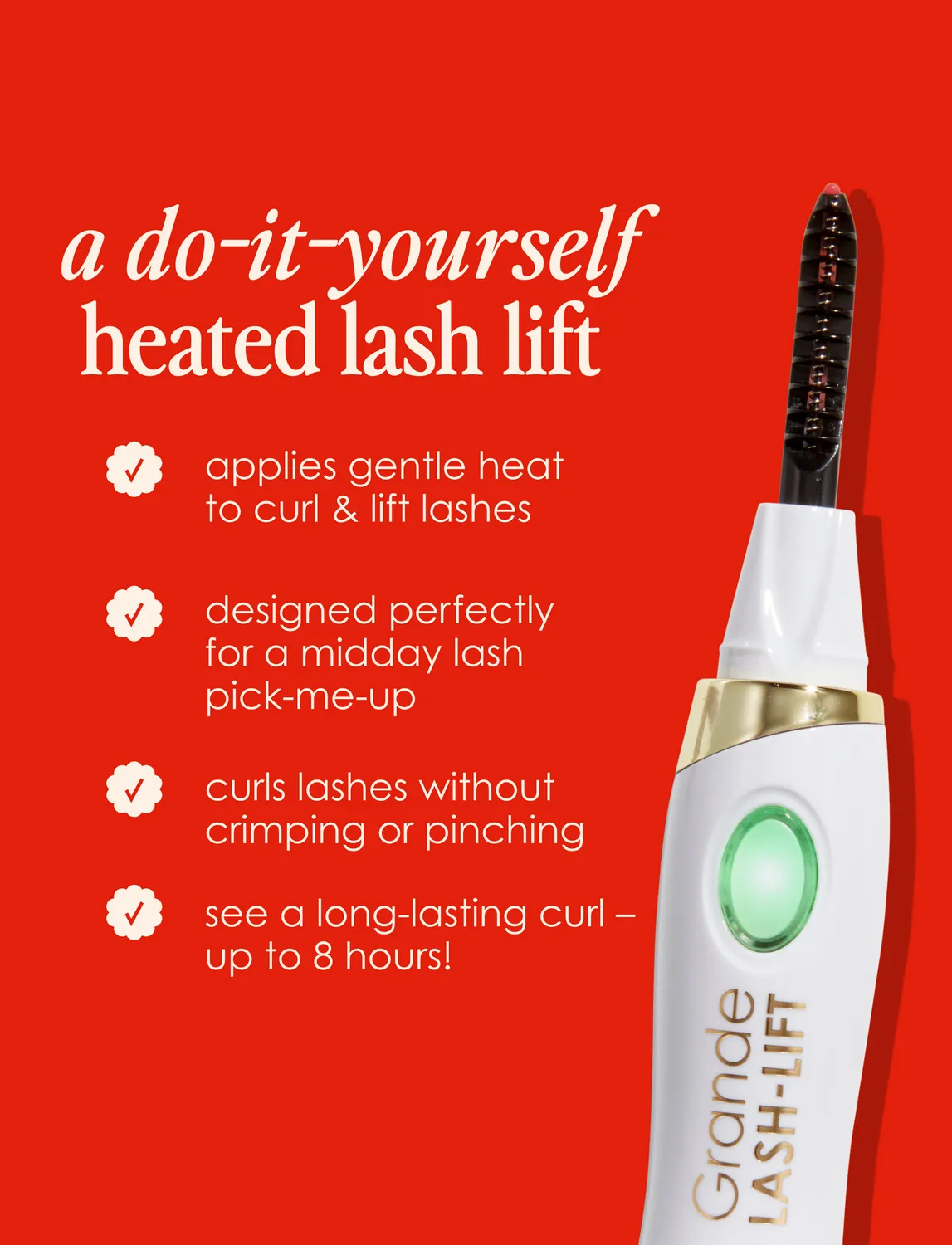 Grande Cosmetics GrandeLASH-LIFT Wimpernformer sanfte Wärme