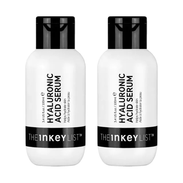 The INKEY List Hyaluronic Acid Supersize Serum Duo 2x100ml für trockene Haut