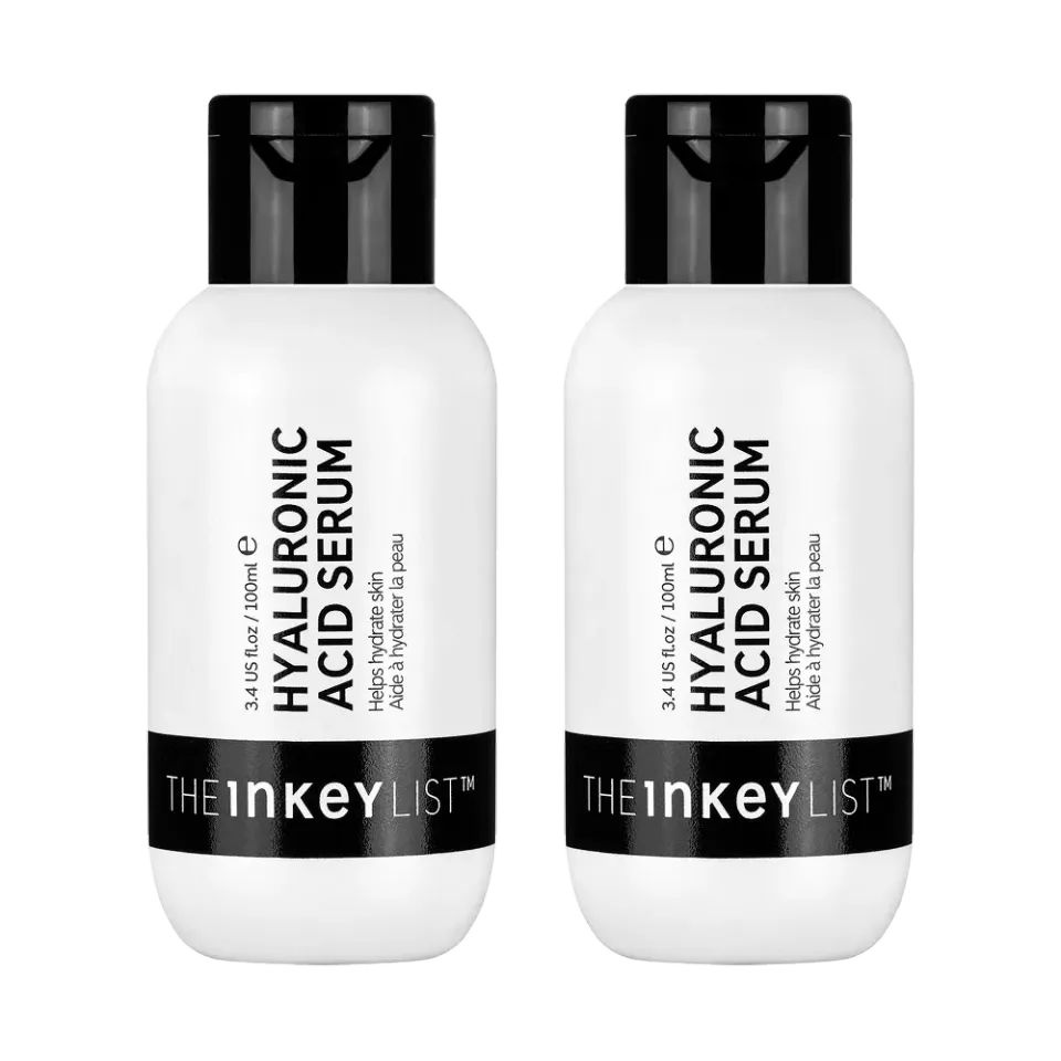The INKEY List Hyaluronic Acid Supersize Serum Duo 2x100ml für trockene Haut
