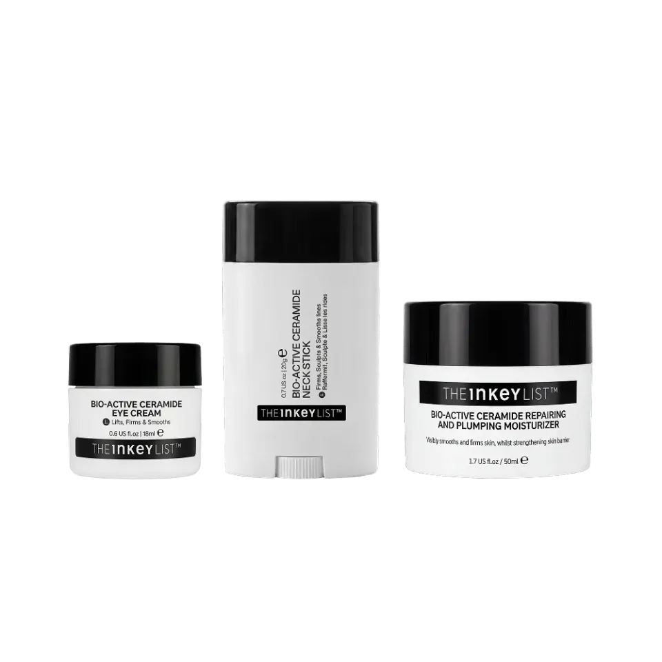 The INKEY List Bio-Active Ceramide Trio Set Gesicht Hals Augen