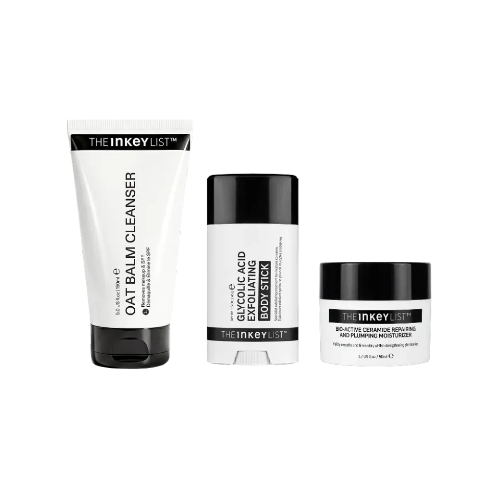 The INKEY List Allure Winners Trio Set Reinigung Peeling Creme