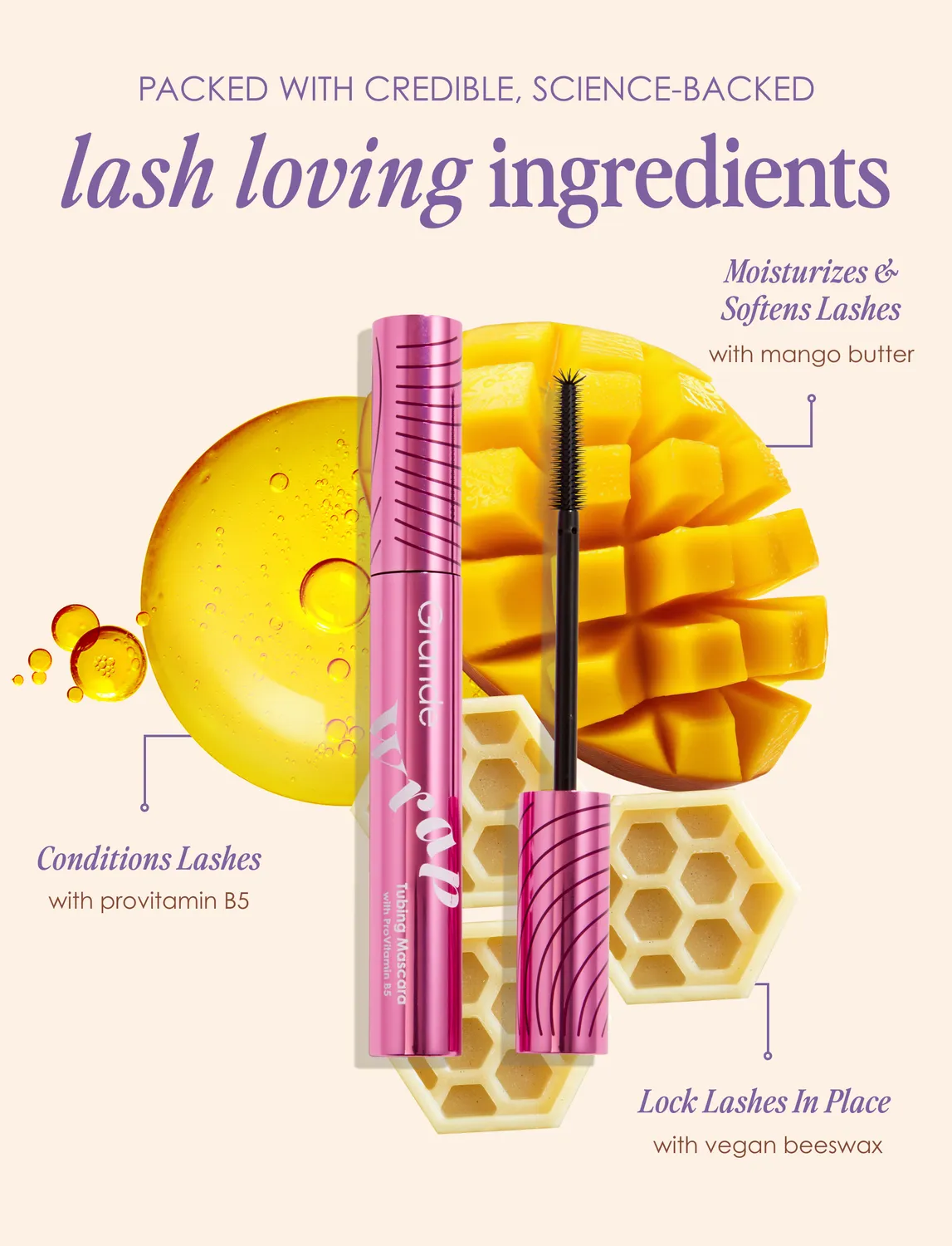 Grande Cosmetics GrandeWRAP Tubing Mascara für definierte Wimpern