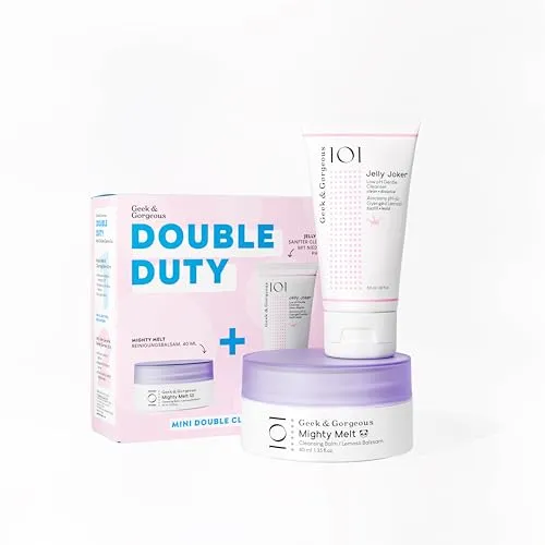 Geek & Gorgeous Double Duty Double Cleanse Duo Reinigungsset Mini