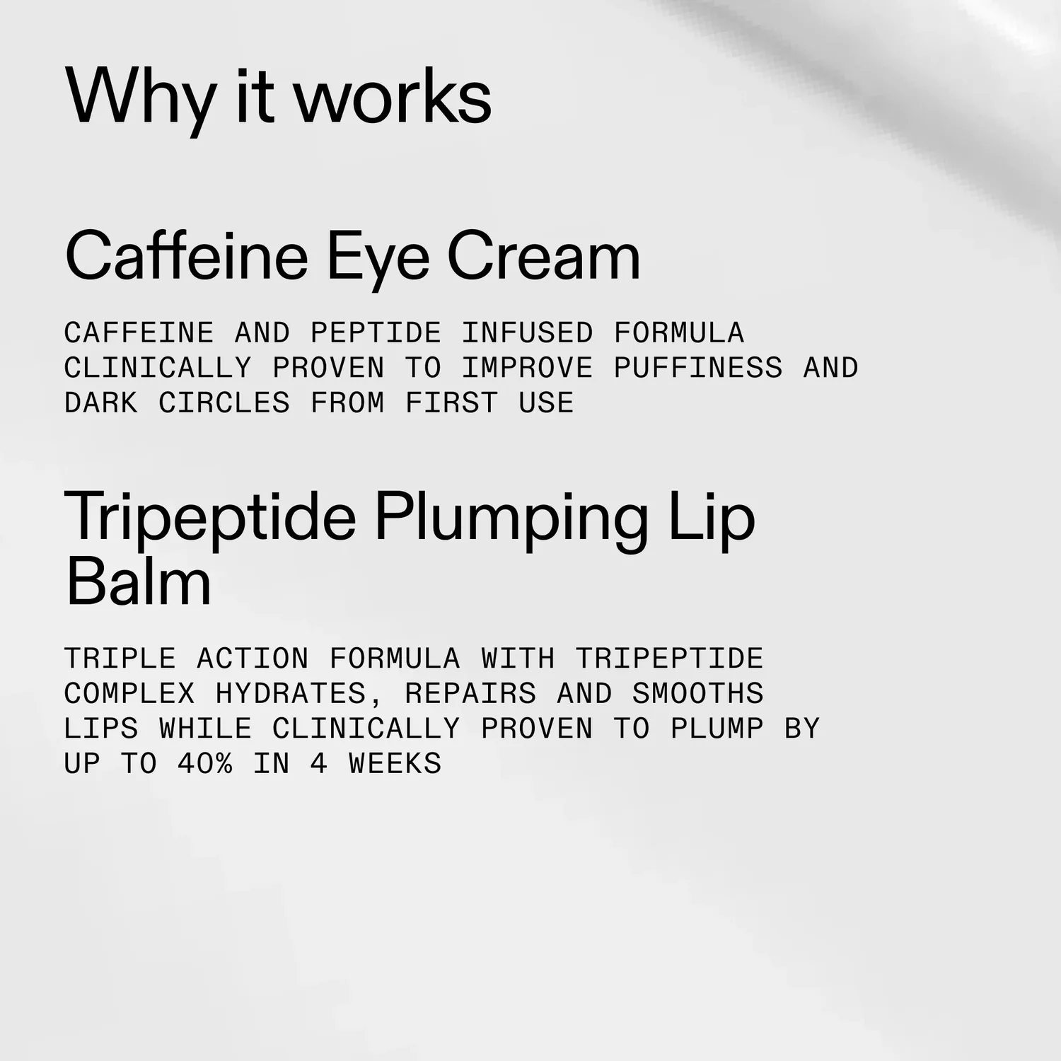 The INKEY List Eye & Lip Hydration Duo Augen- und Lippen-Set Peptid