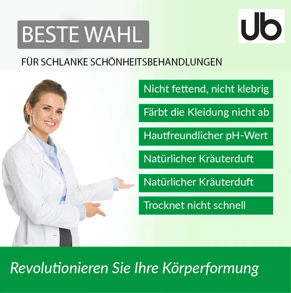UB Professional Body Contouring Gel 500ml Grüner Kaffee
