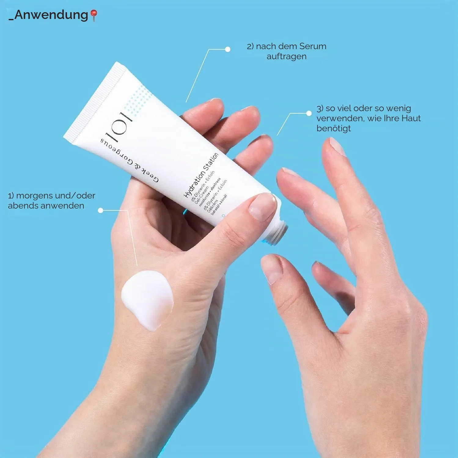 Geek & Gorgeous Hydration Station Gelcreme 50 ml für Mischhaut