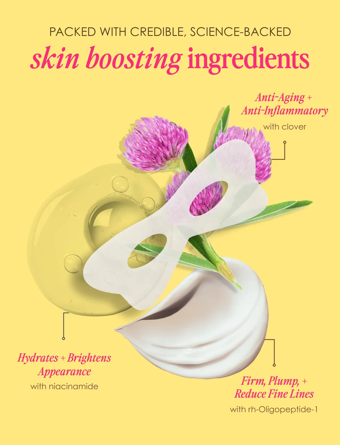 Grande Cosmetics GrandeGLOW-UP Augenmaske 1 Maske mit Niacinamid