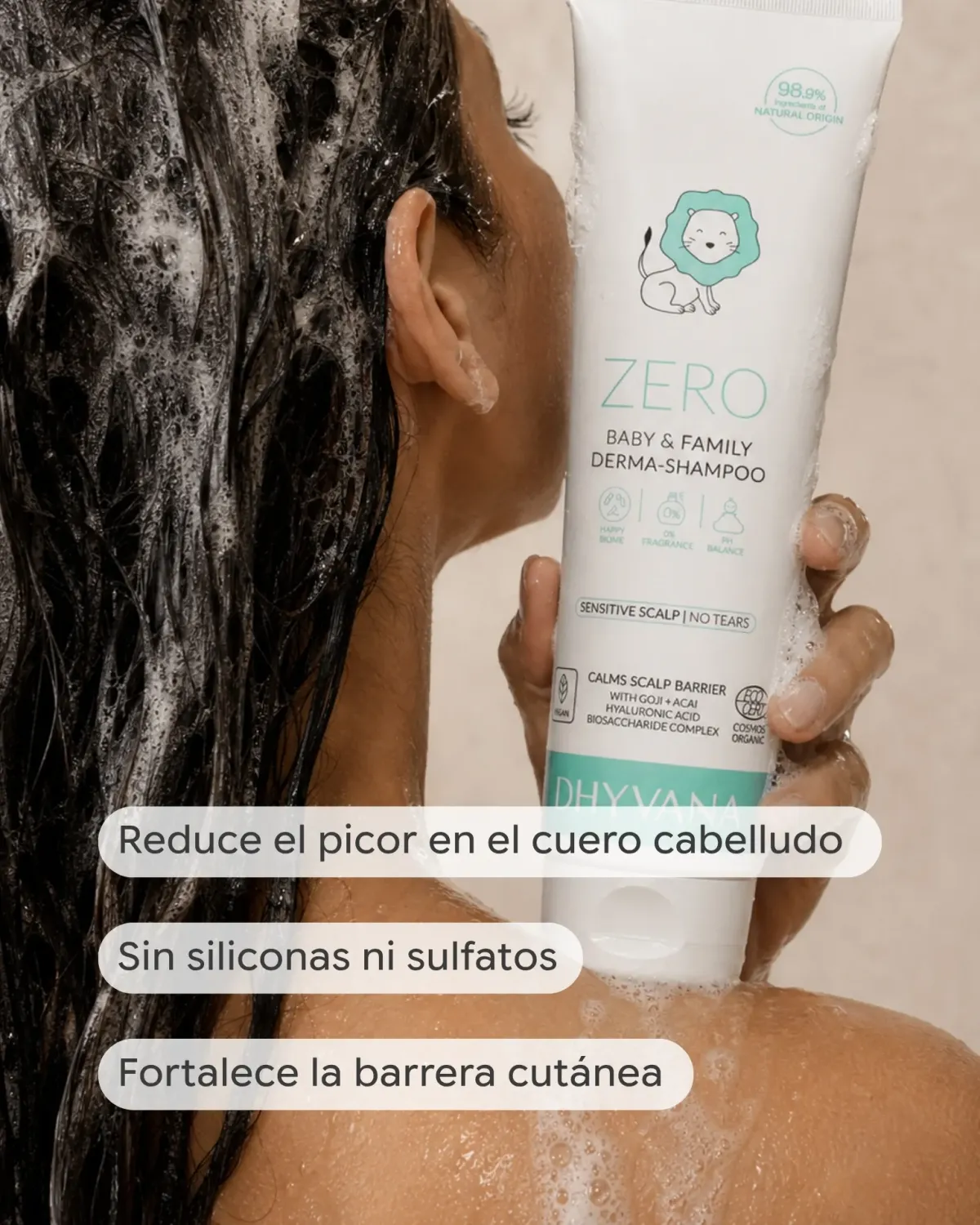 Dhyvana Baby Family Derma-Shampoo ohne Sulfate