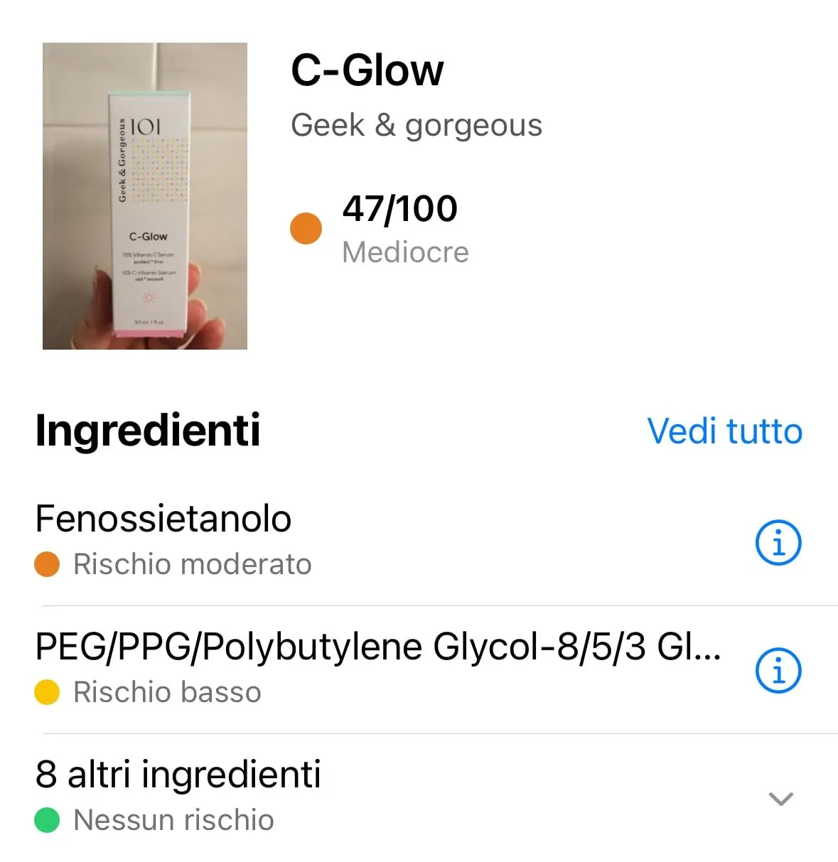 Geek & Gorgeous 101 C-Glow Vitamin C Serum 30 ml 15%