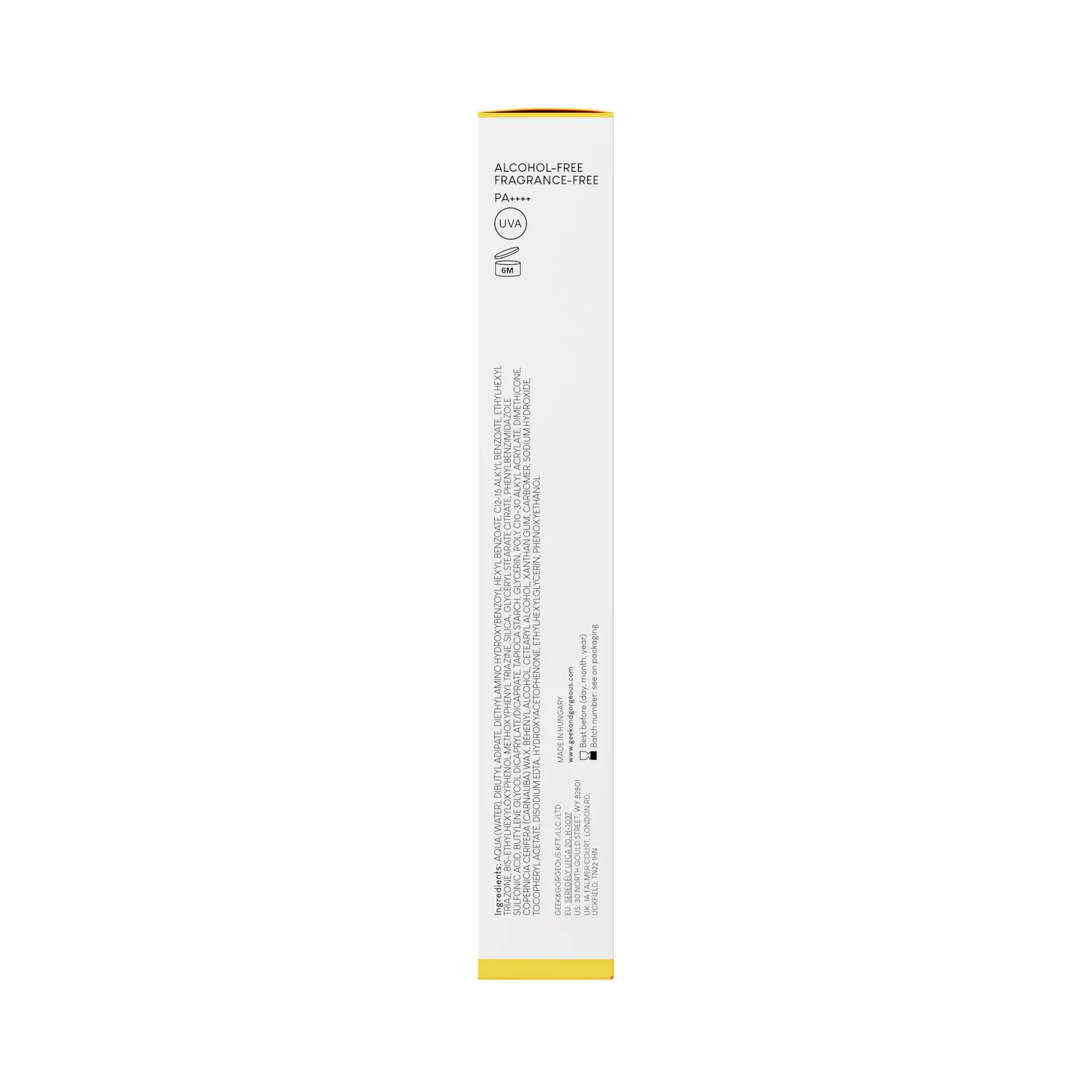 Geek+Gorgeous Zero Feel Sonnencreme SPF 50 75 ml matt