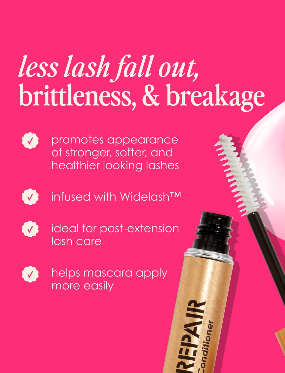 Grande Cosmetics GrandeREPAIR Wimpern Conditioner Full Size Widelash