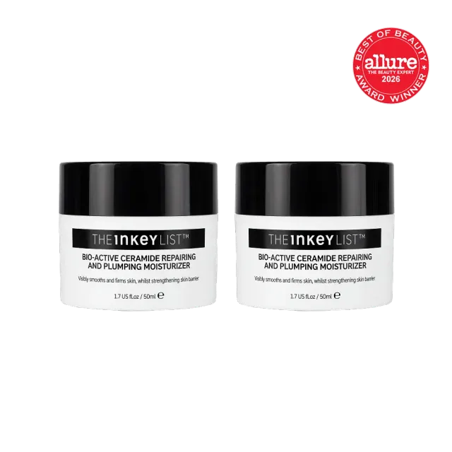 The INKEY List Bio-Active Ceramide Moisturizer Duo Creme 2er-Set
