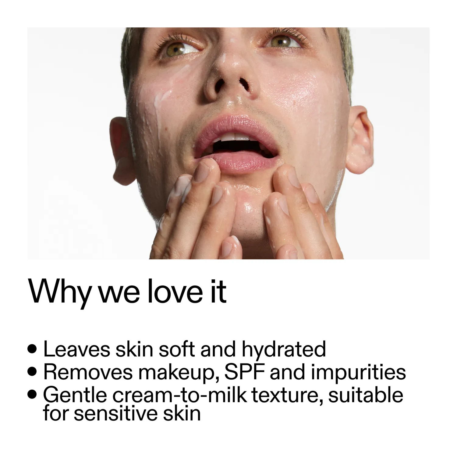 The INKEY List Mini Milk Cleanser Reinigungsmilch 50 ml trockene Haut