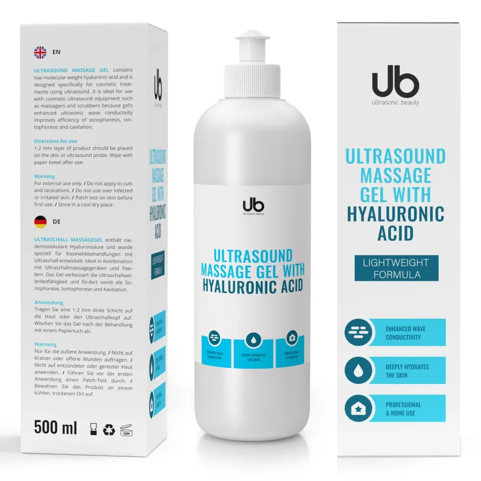 UB Hyaluron Ultraschallgel 500ml Gesicht & Körper