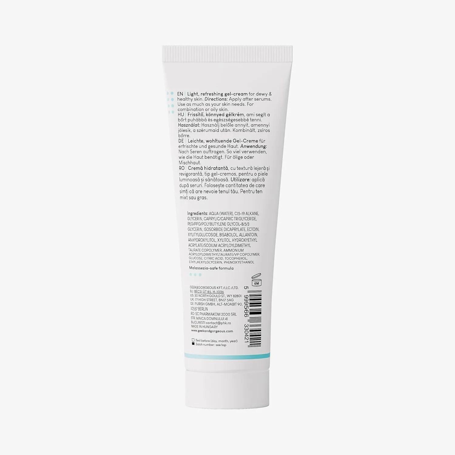 Geek & Gorgeous Hydration Station Gelcreme 50 ml für Mischhaut