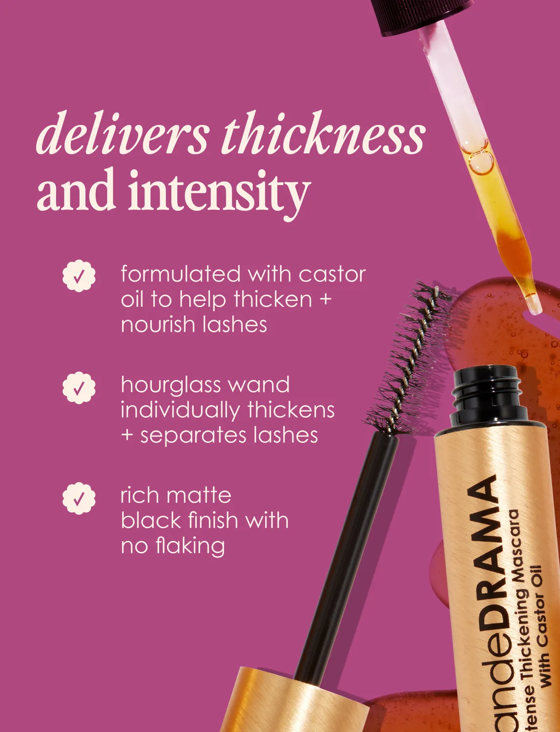 Grande Cosmetics Kalee Rogers Wimpern Set 3-teilig