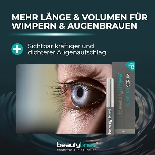 Beautylines Wimpern Serum Boost 2.0 Wimpernserum 3 ml Aloe