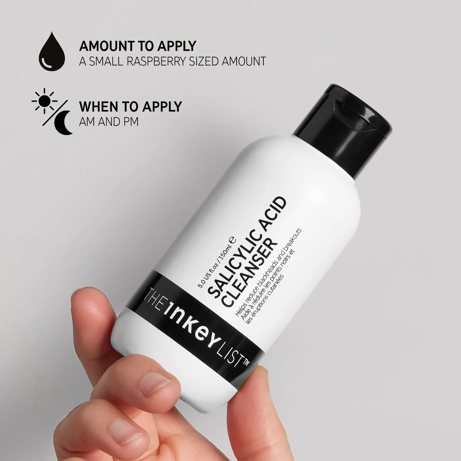 The INKEY List Deep Cleanse Duo Set 150ml+30ml mit Salicylsäure
